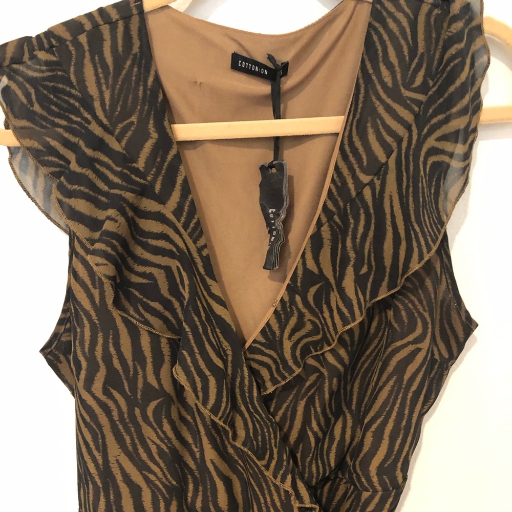 Zebra Army/Black Tie Dress